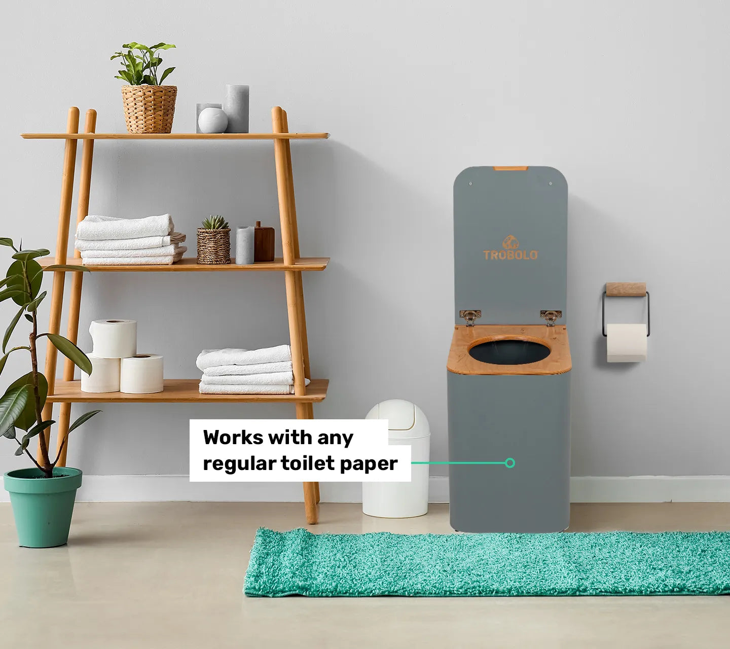 TROBOLO Silvabloem szary 05 regularny papier toaletowy