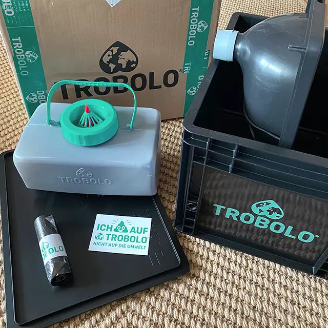 rozpakowywanie toalety campingowej BilaBox firmy Trobolo