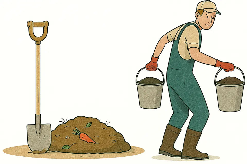 ilustracja toalety kompostującej